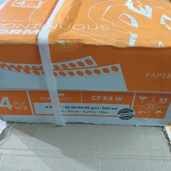 

TERBARU! kertas continuous form 4 ply 9,5x11 paperline/sinar dunia murah