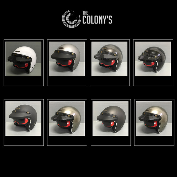 HELM RETRO NJS NX2 DOUBLE VISOR INTERCOM READY
