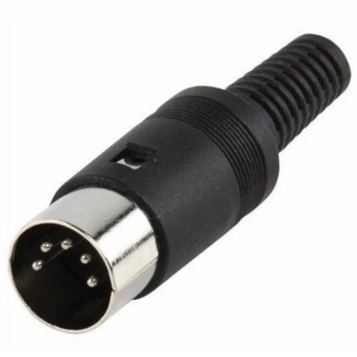 Connector Jack Midi Din 5 Pin Male Terbaik 100% Original