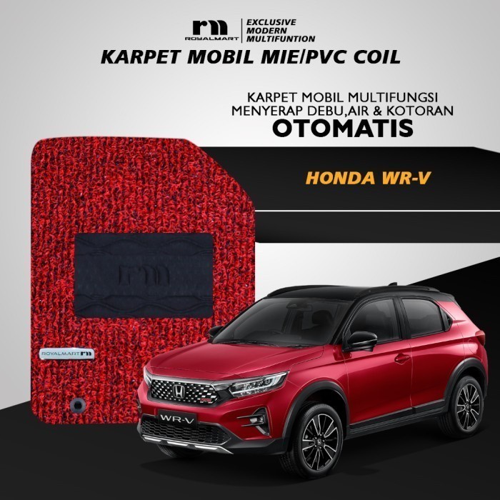 

TERLARIS ROYAL MART KARPET MOBIL HONDA WRV 2023 FULL SET/CARPET MIE BIHUN PREMIUM KESET PVC ANTI