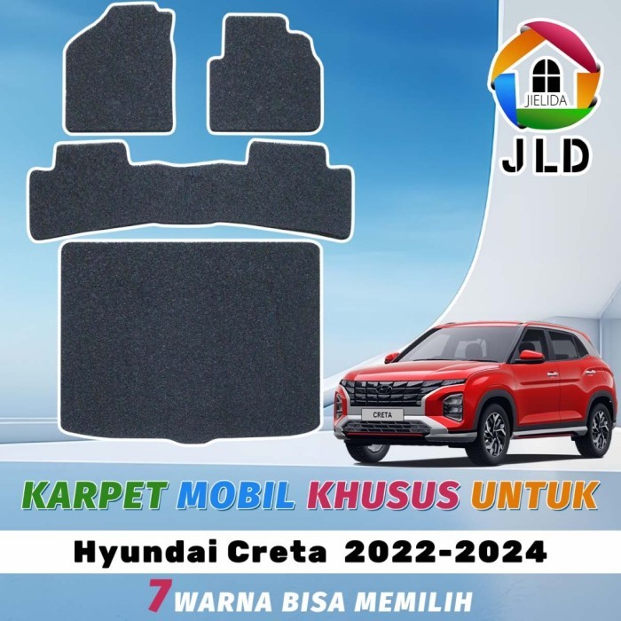 

TERLARIS JIELIDA KARPET MOBIL MIE BIHUN CUSTOM HYUNDAI CRETA 2022-2024 (2 BARIS, 2BARIS+BAGASI)