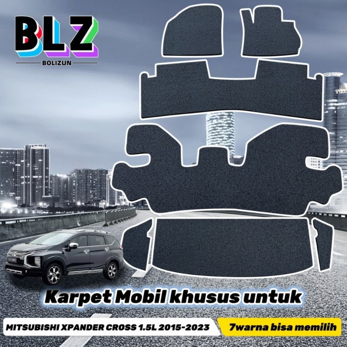 

TERLARIS BOLIZUN KARPET MOBIL PVC MIE BIHUN CUSTOM MITSUBISHI XPANDER CROSS 1.5L 2015-2023 (3 BARIS