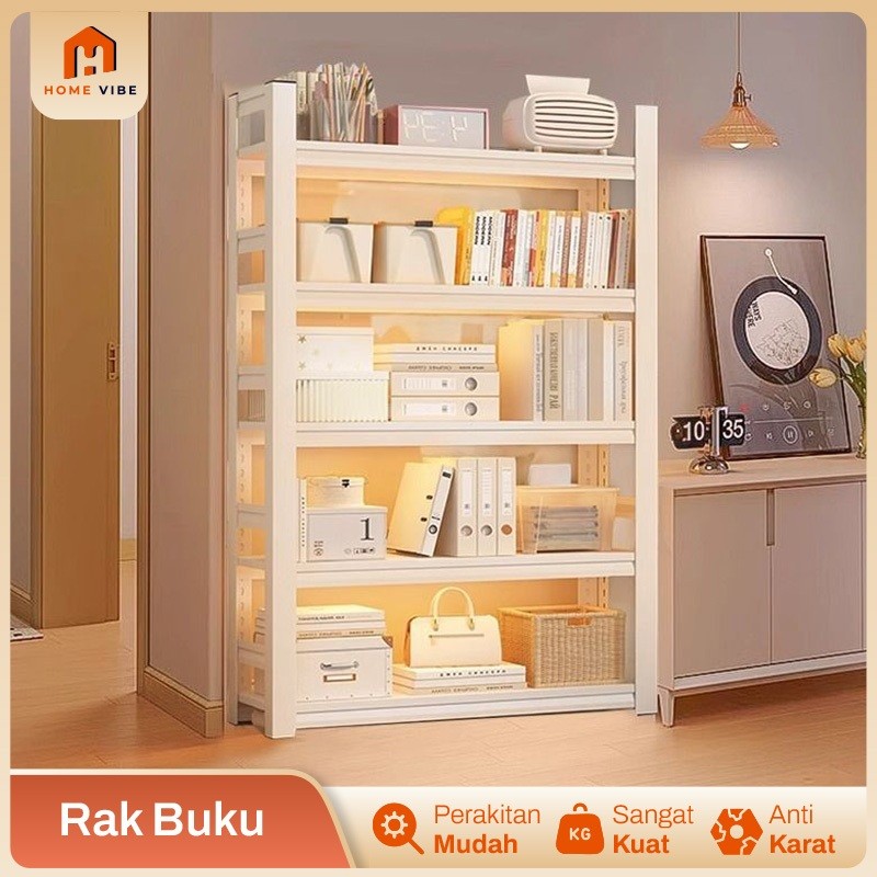 Big Sale  100% Besi Rak Buku Susun Besi Rak Buku Perpustakaan Rak Buku Ruang Belajar Besi Lemari