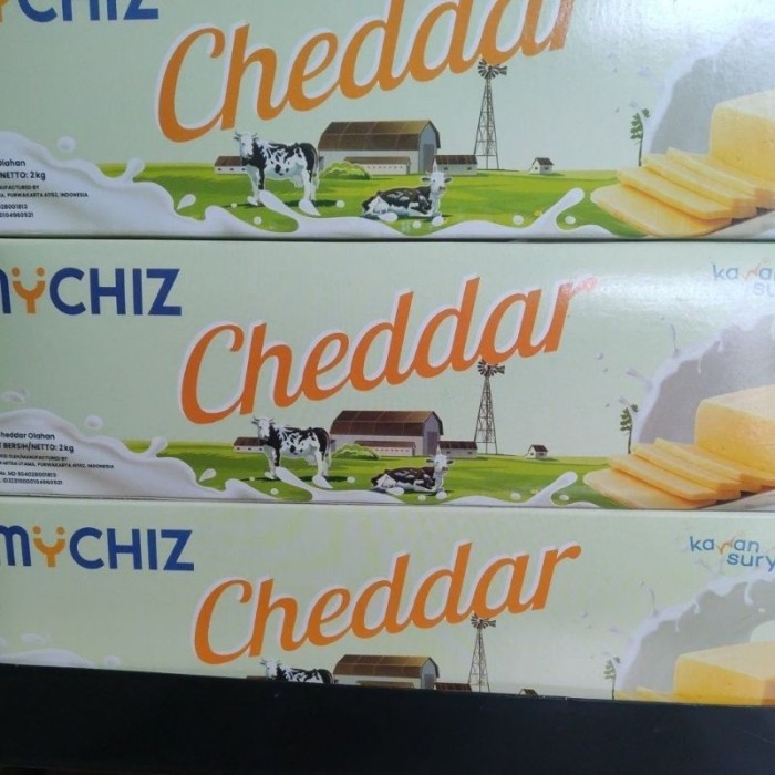 

TERLARIS KEJU MY CHIZ CHEDDAR DAN MILKY 2KG MYCHIZ MURAH!!! MURAH