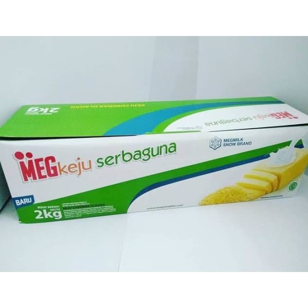 

TERLARIS KEJU CHEDDAR - CHEESE CHEDDAR MEG SERBAGUNA 2KG MURAH!!! MURAH