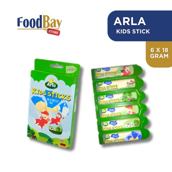 

TERLARIS ARLA CHEESE KIDS STICK 6X18 GR / KEJU BATANG MURAH!!! MURAH