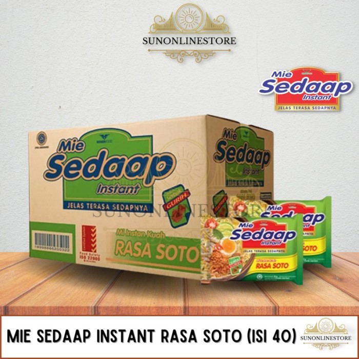 

TERLARIS MIE SEDAAP RASA SOTO 1 DUS (ISI 40) MURAH!!! MURAH