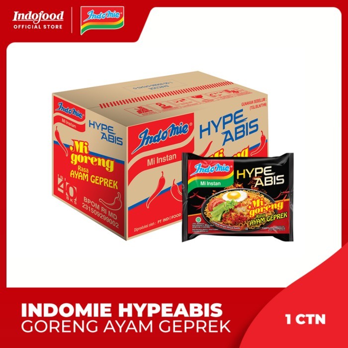 

TERLARIS 1 CTN - INDOMIE GORENG AYAM GEPREK MURAH!!! MURAH