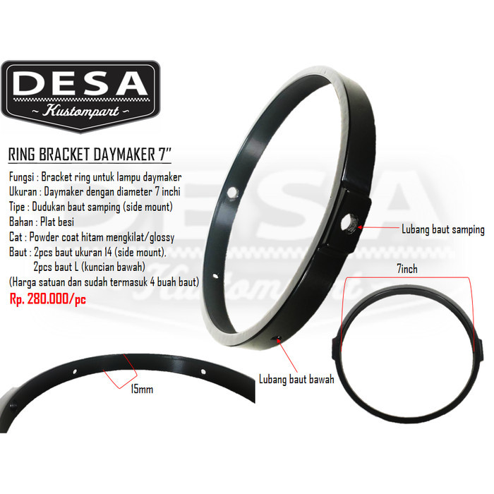 DAYMAKER 7 INCH -RING DAYMAKER 7" BARU