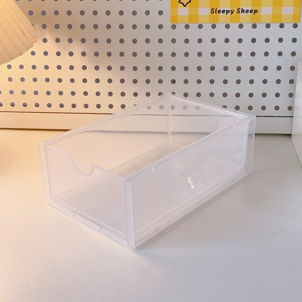 Terbaru [Miloli] Stackable Mini Drawer Storage Box Laci Mini Aesthetic Korean Desk - F0130