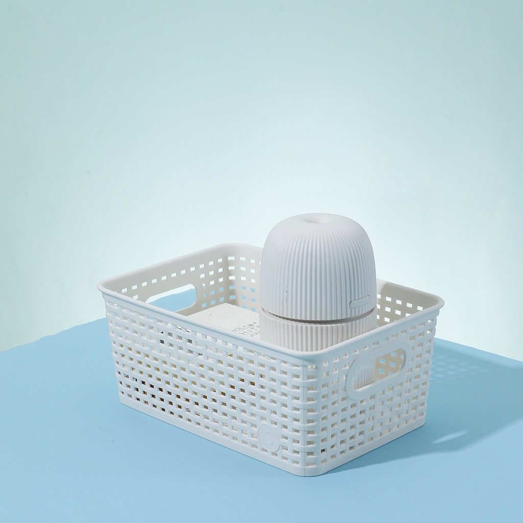 Gratis Ongkir Miniso Keranjang Penyimpanan Kamar Mandi Tempat Kain Multifungsi Kotak Ember Storage