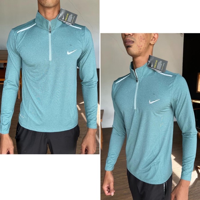 New Kaos olahraga lengan panjang longsleeve unisex gym sport training nike