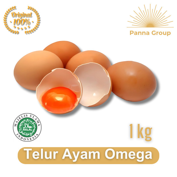 

Telur Ayam Omega 3 / Telur Omega 1 kg / Telur Omega 3