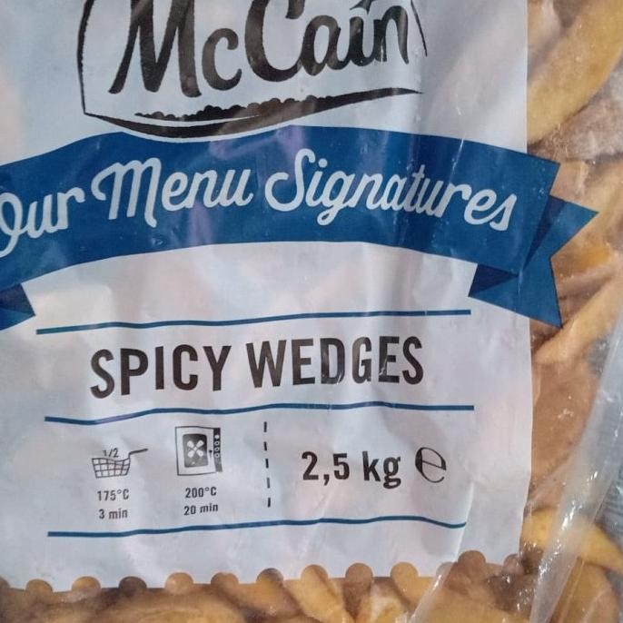 

Mccain Potato Wedges Spicy - Fries / Kentang Goreng 2,5 Kg Original