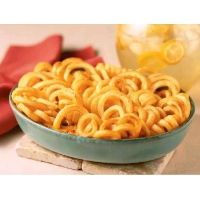 

Premium Curly Potato Fries 1 Kg Kentang Curly Original