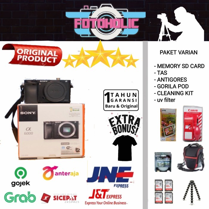 Sony Alpha A6000 Body Onlyoss /Kamera Sony A6000 Bo/Sony A6000 Bo