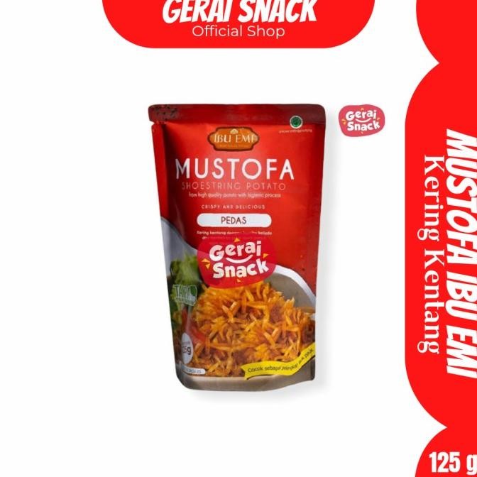 

Kentang Mustofa Ibu Emi Rasa Pedas 125Gr Original