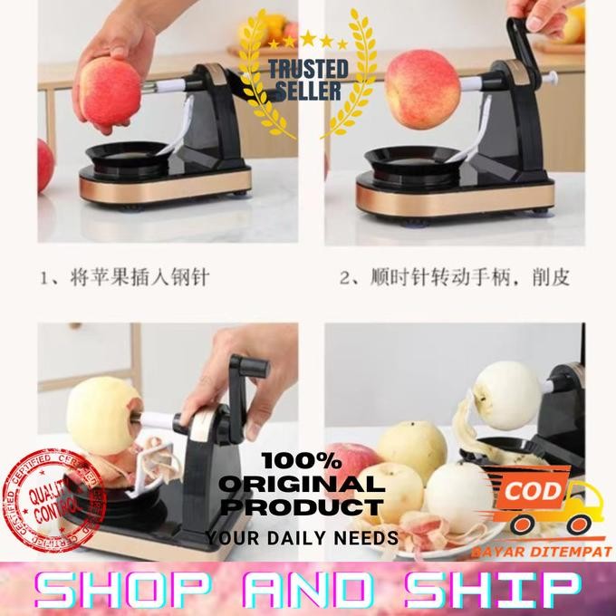 

Alat Pengupas Kulit Kentang Apel Pir Peeler Kupas Buah Multifungsi Original