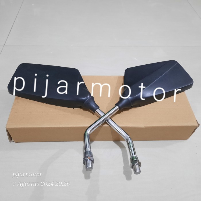Sepasang Spion Cembung Gagang Chrom Yamaha Rx King Rxs Yt115 Non Ori Termurah Langka