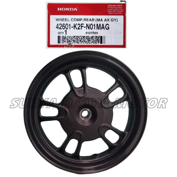 Velg Racing Belakang Scoopy Esp K2F 2021 Hitam 42601-K2F-N01Mag Termurah Langka