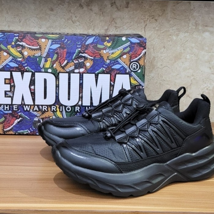 SEPATU EXDUMA SUPER BLACK