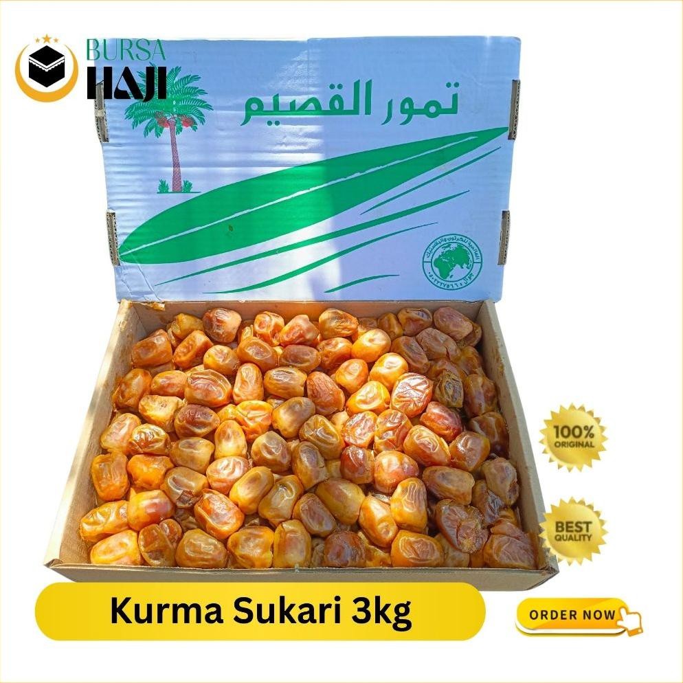 

tin- kurma sukari 3 kg basah segar asli madinah oleh oleh haji dan umroh
