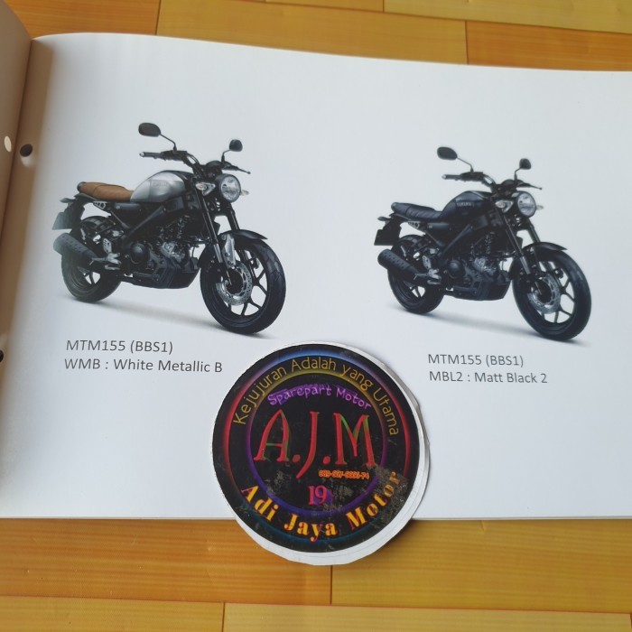 Buku Part Katalog Catalog Copian Yamaha Xsr155 Xsr 155 Termurah Langka