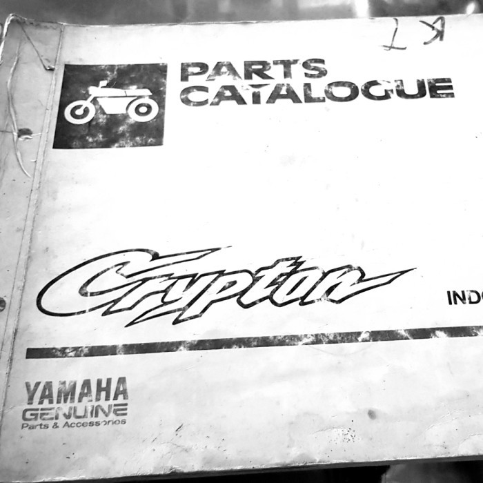 Buku Part Katalog Katalogue Catalogue Catalog Copian Yamaha Crypton Termurah Langka