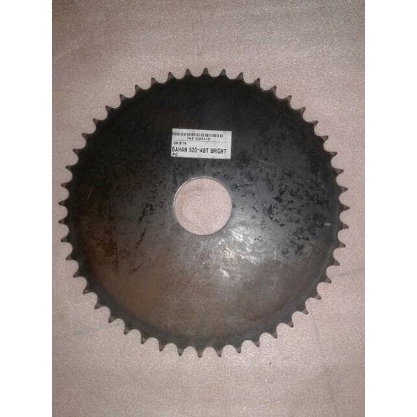 Sprocket Bahan Gir Mentah Baja Gear Buta 520 51 52 53 54 55 Mata Termasuk Jasa Penyesuaian Motor Ter