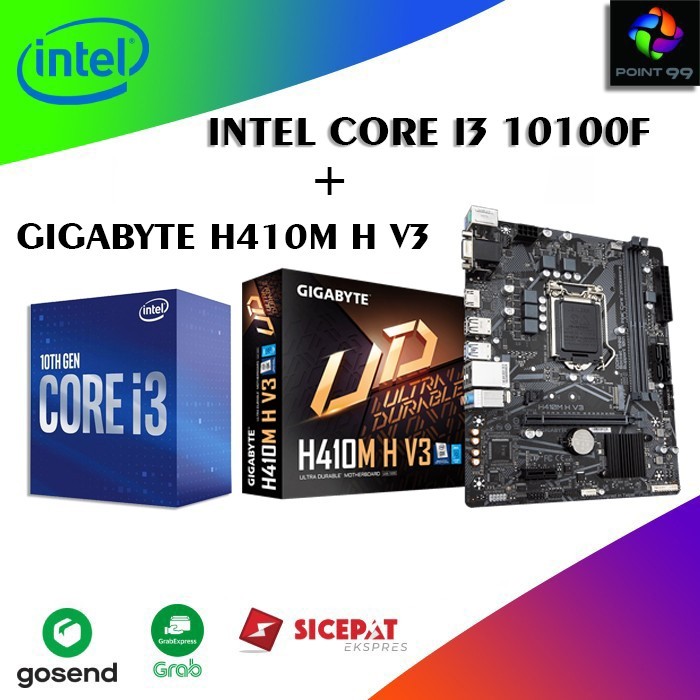 Paket Intel Core i3 10100F Unit Baru / Segel - Garansi Resmi