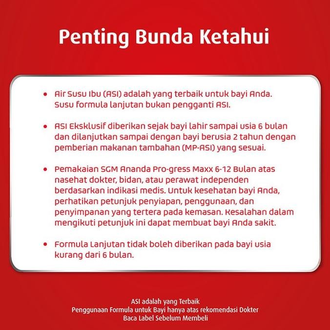 Sale Sgm Ananda 2 Susu Formula Bayi 6-12 Bulan 1 Kg Termurah Dan Berkualitas