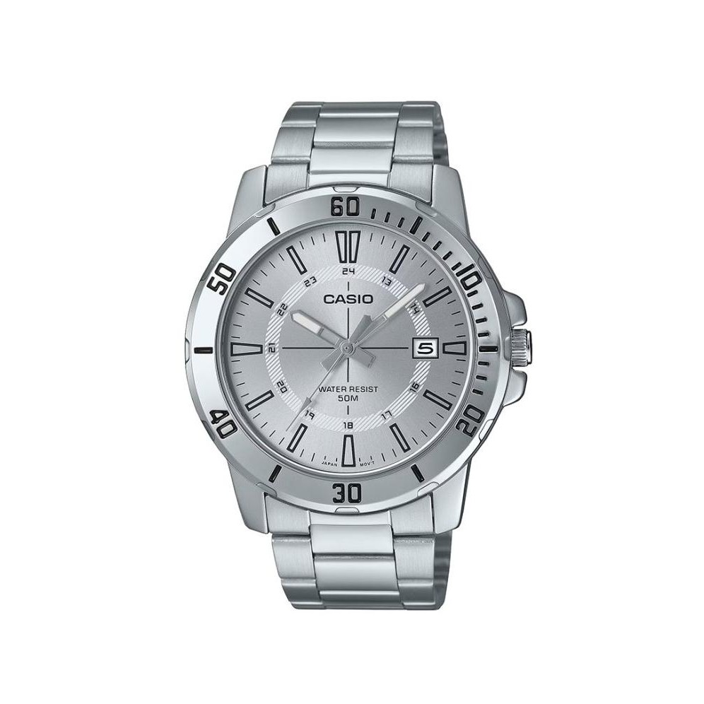 Murah Casio Jam Tangan Pria Mtp-Vd01D-7Cvudf Original Analog Silver