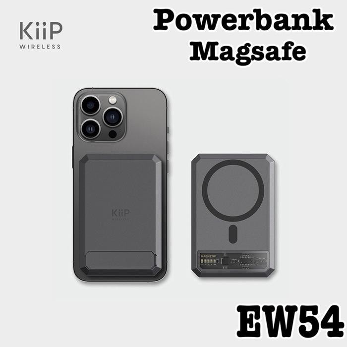 Kiip Wireless Ew54 Powerbank 10000Mahmagnetic Magsafe 20Wfast Charging