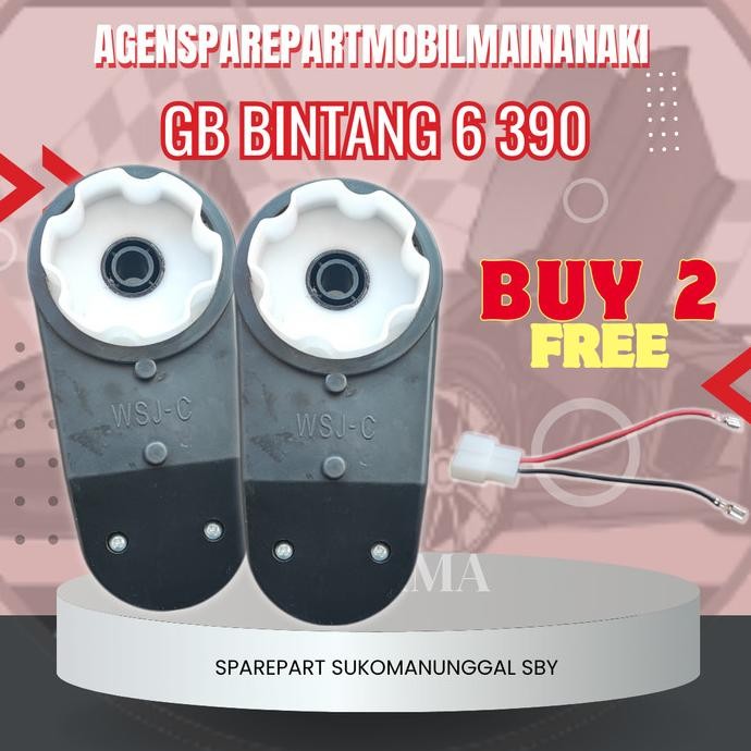 Ori - 390 Pliko/Gear/Gearbox/Dinamo/6v/6Volt/Mobil aki /Mobil/motor Mainan Termurah