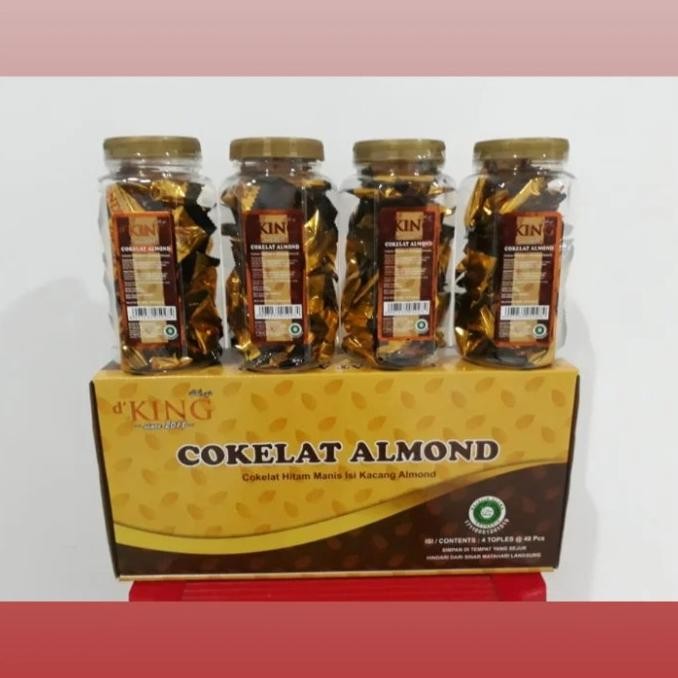

BIG SALE D'KING BONIBOL COKLAT KACANG ALMOND & CHOCOBERRY PER DUS ISI 4 TOPLES !!!!!