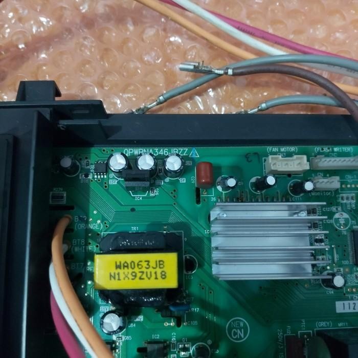 MODUL PCB OUTDOOR AC SHARP INVERTER ORIGINAL QPWNA346JBZZ AU-X9NSY ORI