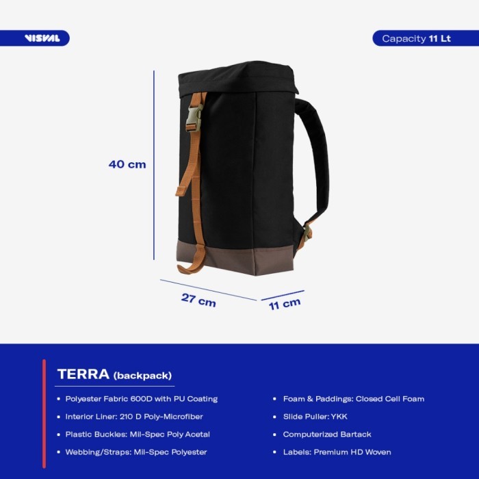 Backpack Terra - Visval - Tas Ransel