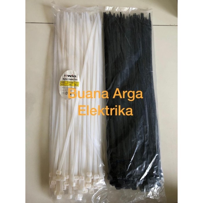 

Kabel Ties EWIG 500 x 7,6mm Cable Tie Kualitas Super panjang 50cm