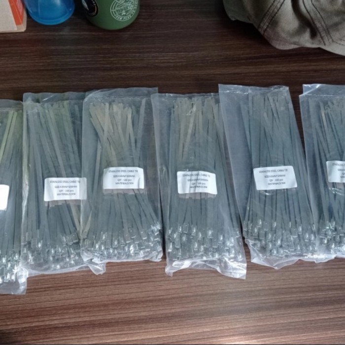 

Cable ties stainless 4.6 x 200 ss304