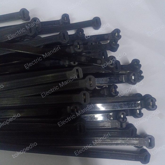 

ty-rap nylon cable ties 400 x 8 mm - HITAM