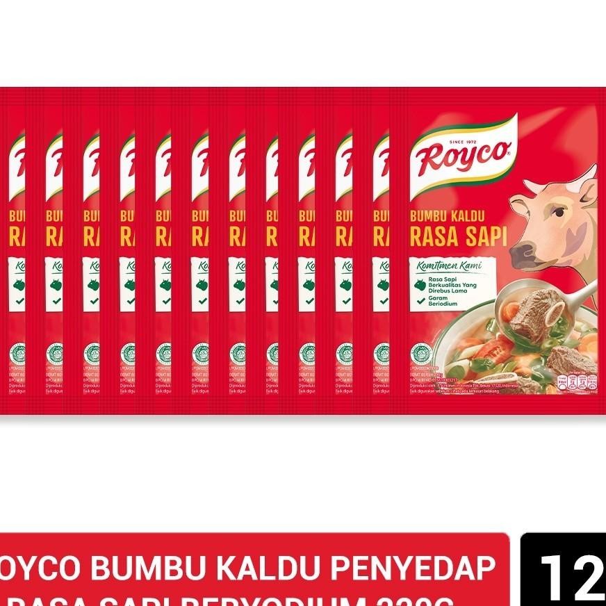 

Royco Bumbu Aldu Yedap Raa Api Beryodium 220G Ii 12