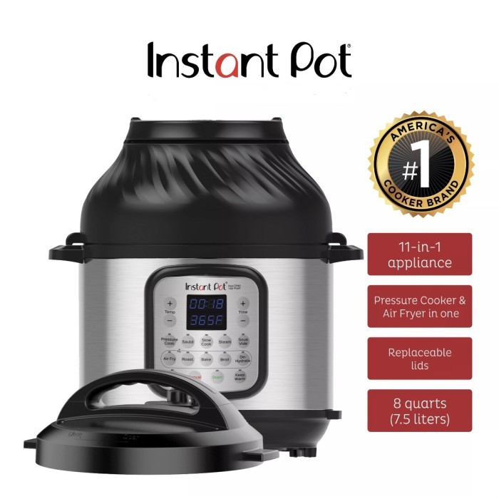 Instant Pot DUO CRISP 7.6L airfryer multi pressure cooker