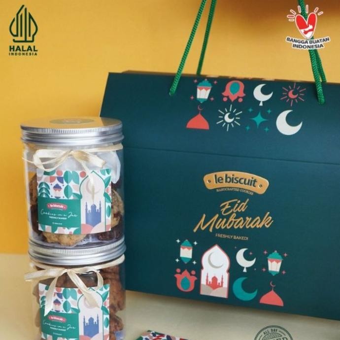 

Le Biscuit Parcel Hampers Lebaran Idul Fitri -2 Jar Soft Baked Cookies Original Dan Terpercaya