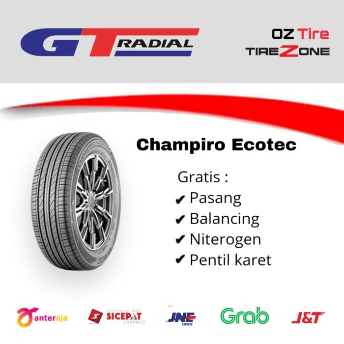 BAN MOBIL GT RADIAL 185/55 R15 CHAMPIRO ECOTEC