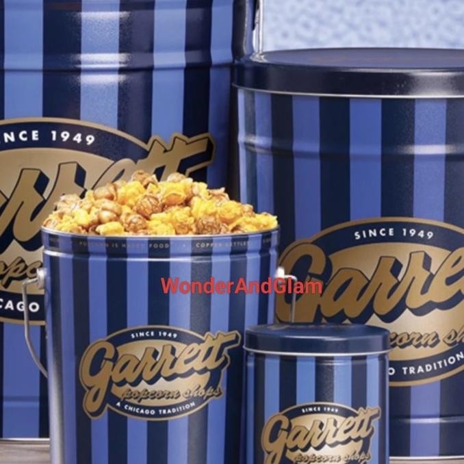 

BIG SALE POPCORN GARRETT PETITE/CLASSIC/FAMILY TIN IMPORT HALAL !!!!!