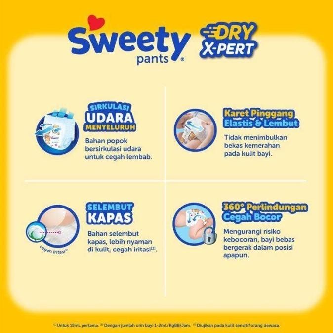 || PROMO POPOK BAYI / PAMPERS ~`~ SWEETY BRONZE COMFORT (PEREKAT) NB-S44 / M40 / L36 | tokopopokseha