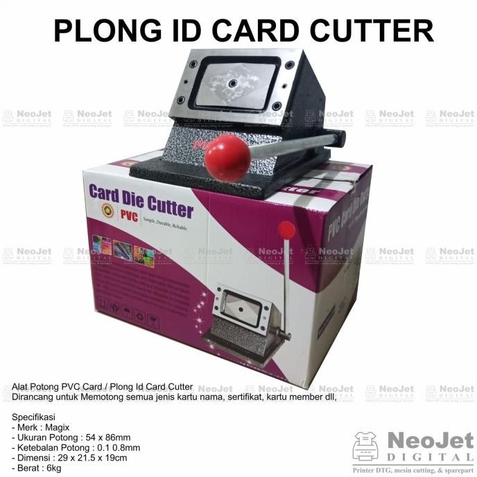

Promo Mesin Potong ID Card Plong ID Card PVC Card Die Cutter COD