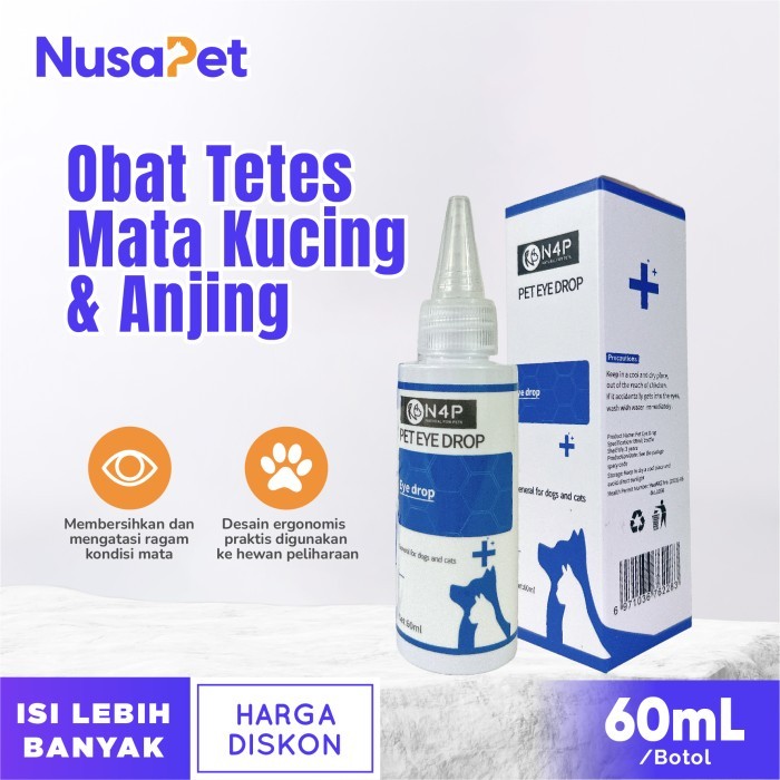 TERBARU Obat Tetes Mata Kucing - Obat Mata Anjing Belekan - (60 mL)