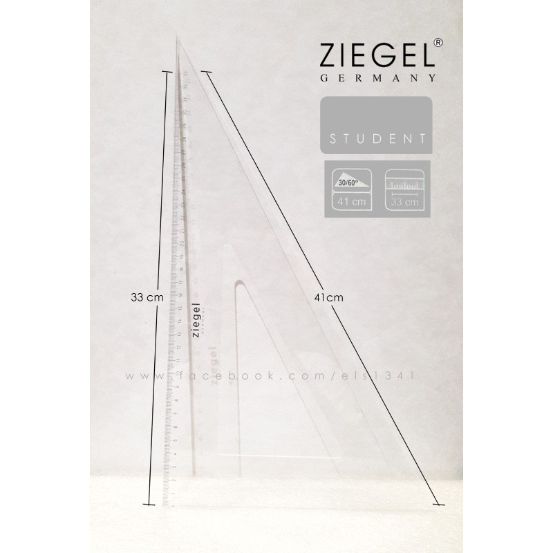 

ZIEGEL PENGGARIS SEGITIGA SET