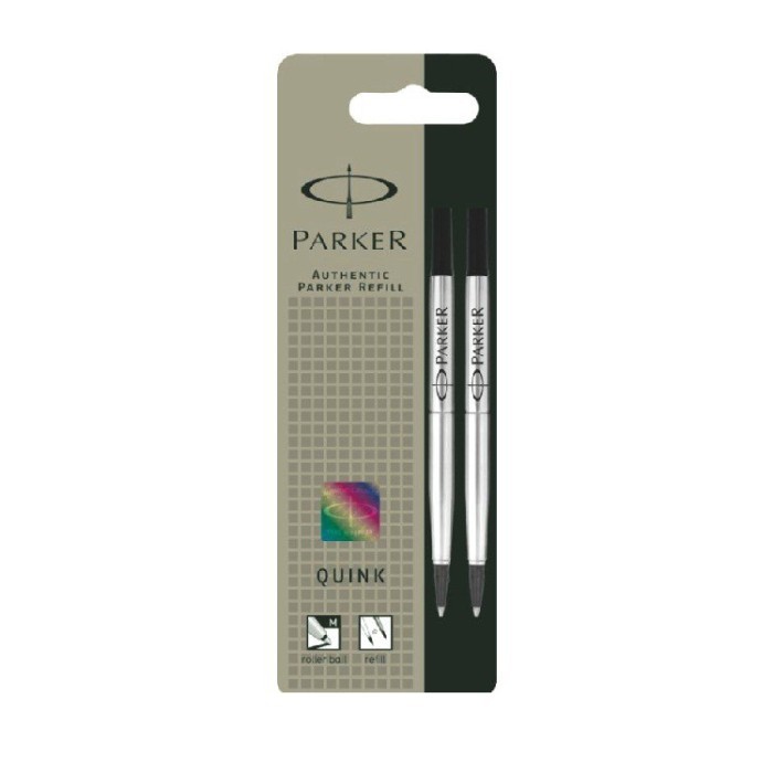 

PARKER REFILL ROLLERBALL / SIGNPEN BLACK M DOUBLE BLISTER